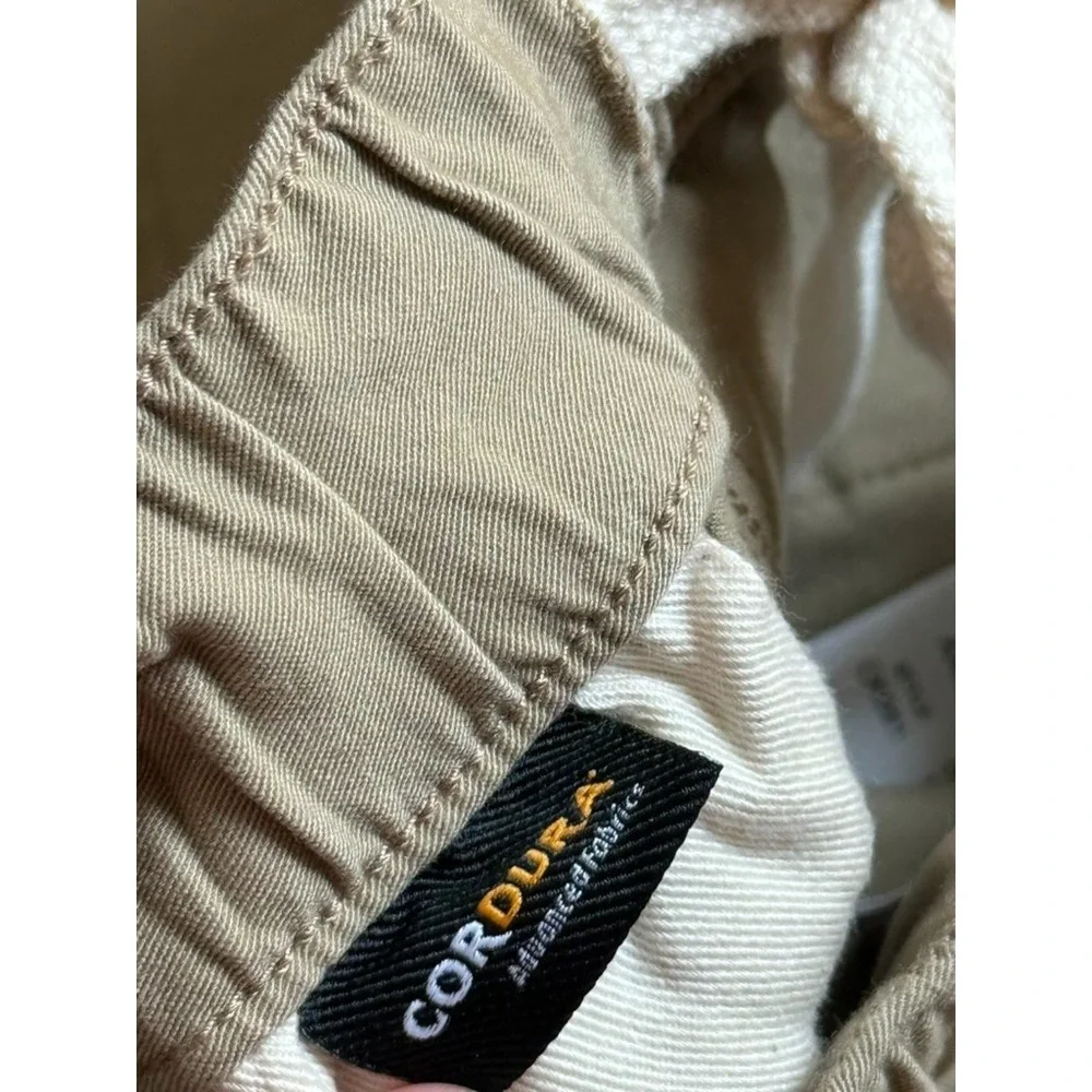 NWT Mens J.Crew Slim Dock Pant Khaki drawstring waist pull on cordura size XS